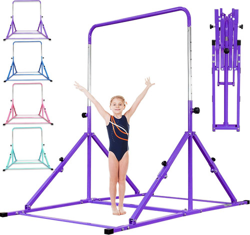 Foldable gymnastic bar with - gymnastic,